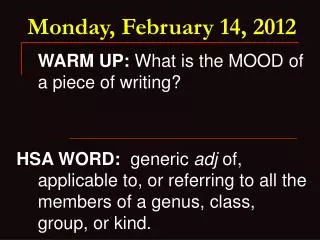 Monday, February 14, 2012
