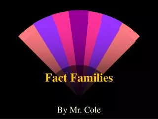 Fact Families