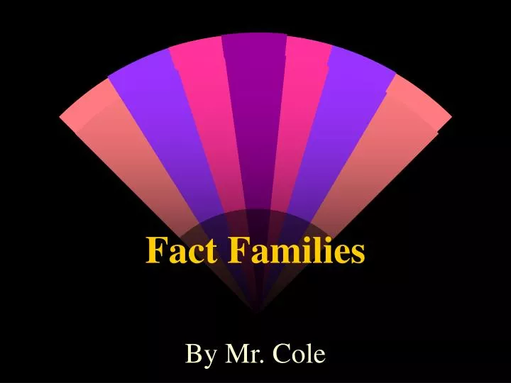 fact families
