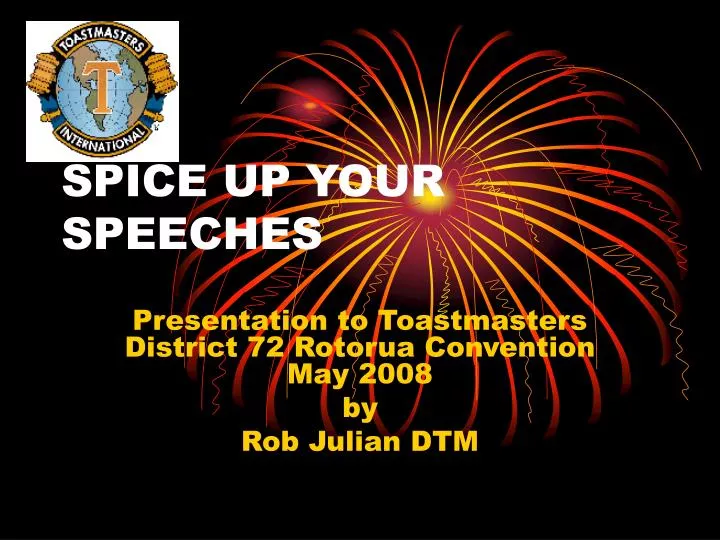 spice up your speeches