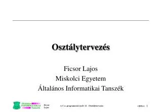 oszt lytervez s
