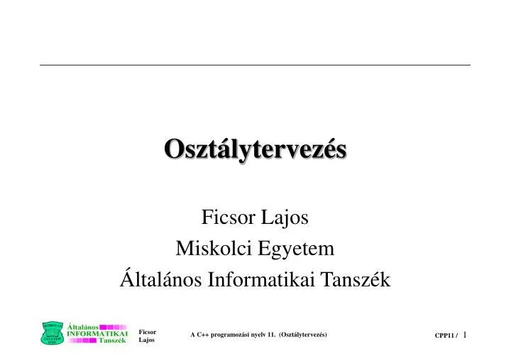 oszt lytervez s