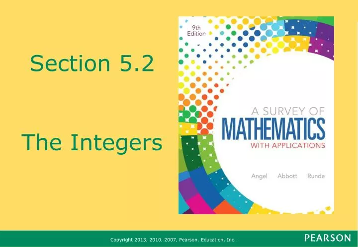 section 5 2 the integers