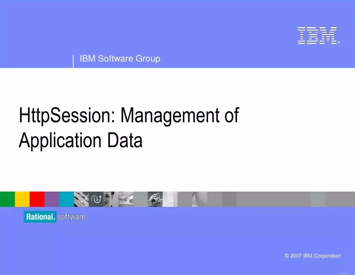 httpsession management of application data