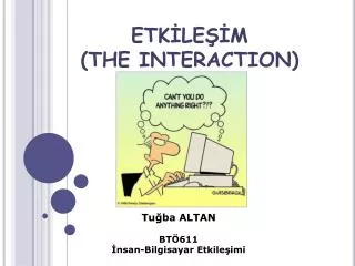 etk le m the interaction