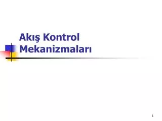 ak kontrol mekanizmalar