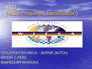 RFID ( Radio Frequency Identification )