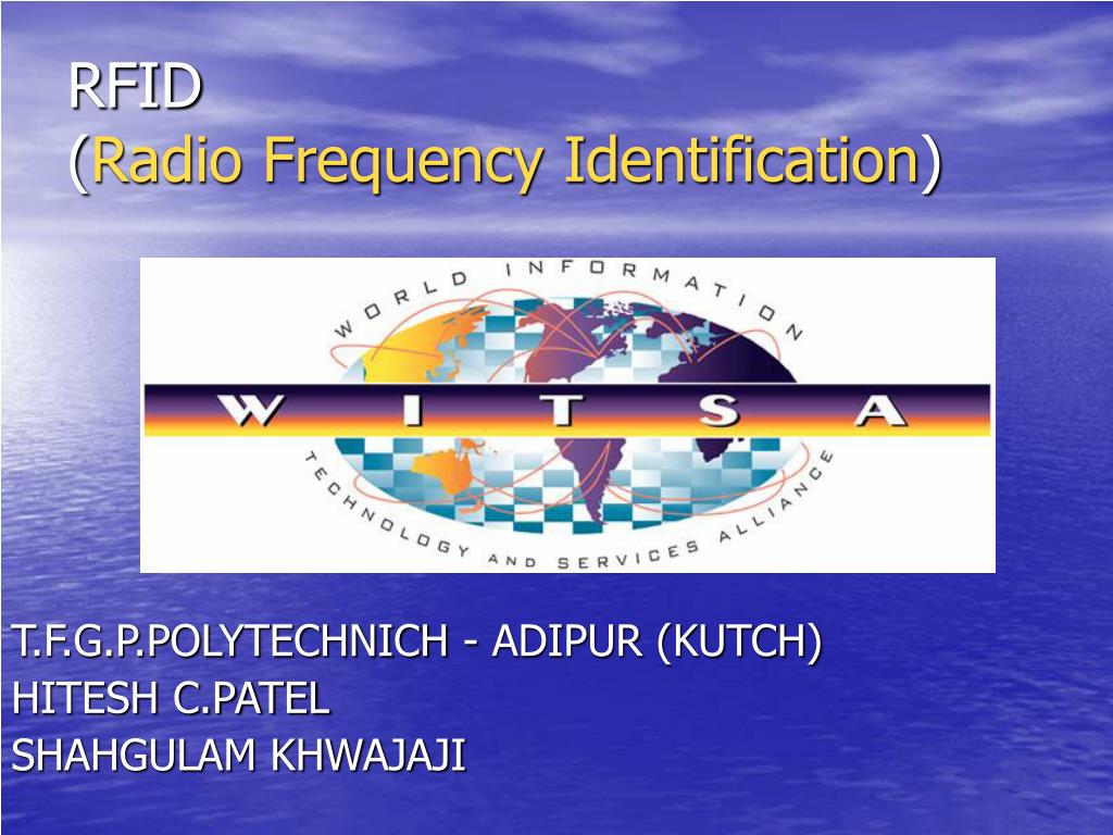 PPT - RFID ( Radio Frequency Identification ) PowerPoint Presentation ...