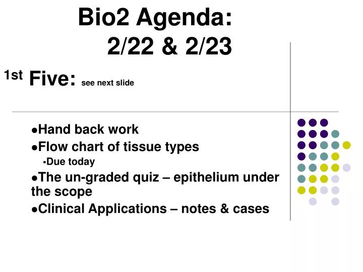 bio2 agenda 2 22 2 23