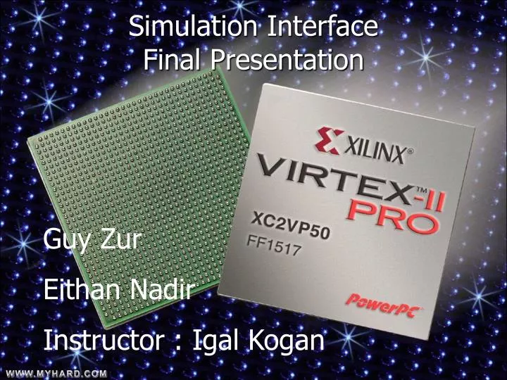 simulation interface final presentation