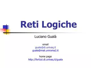 reti logiche