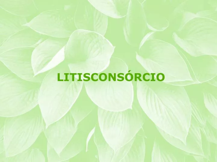 litiscons rcio