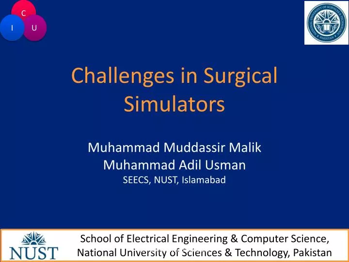 challenges in surgical simulators