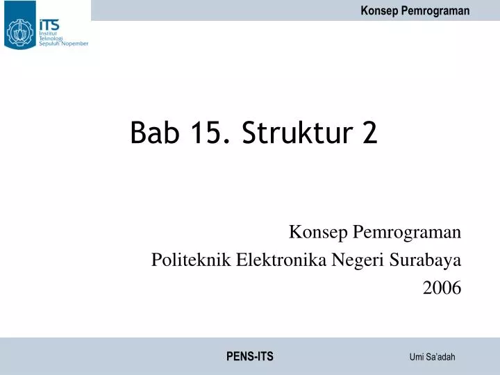 bab 15 struktur 2