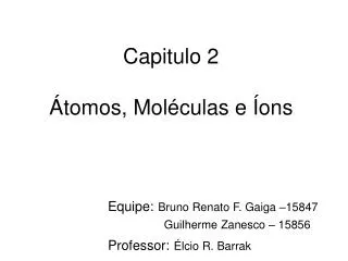 capitulo 2 tomos mol culas e ons
