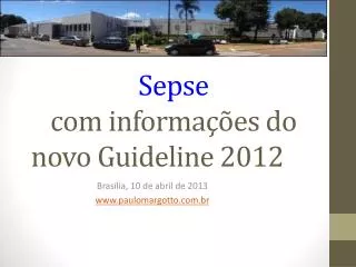 sepse com informa es do novo guideline 2012