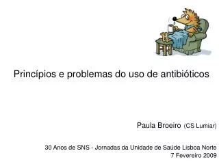 princ pios e problemas do uso de antibi ticos