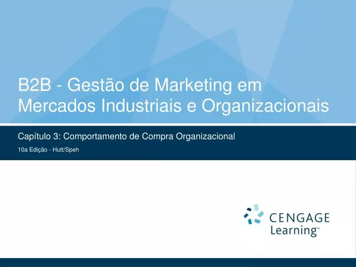 b2b gest o de marketing em mercados industriais e organizacionais