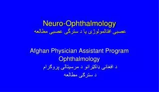 neuro ophthalmology