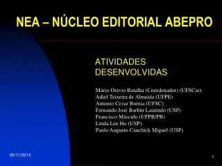 nea n cleo editorial abepro