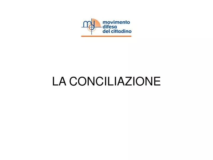 la conciliazione