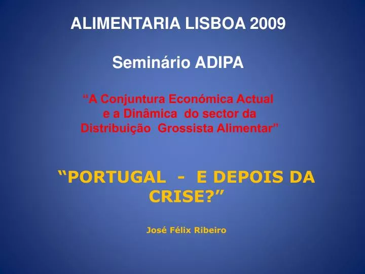 portugal e depois da crise jos f lix ribeiro