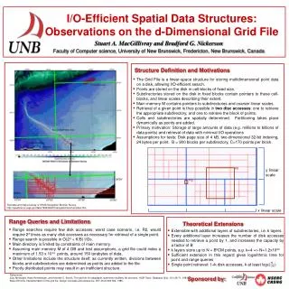 I/O-Efficient Spatial Data Structures: Observations on the d-Dimensional Grid File
