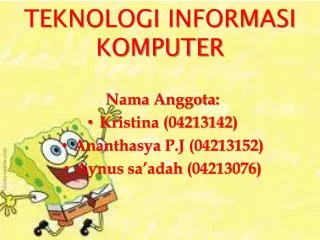 teknologi informasi komputer