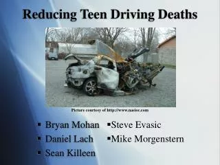 Reducing Teen Driving Deaths