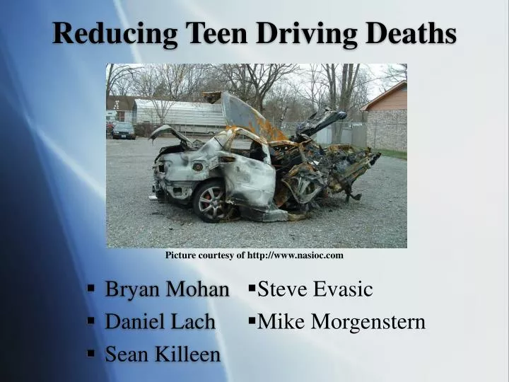 reducing teen driving deaths