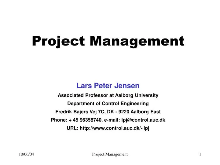 project management