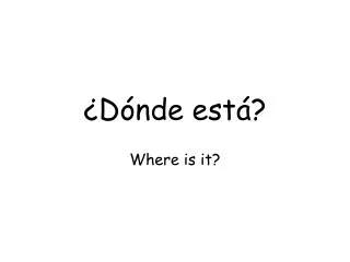d nde est