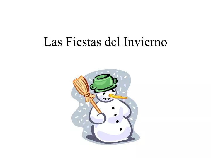 las fiestas del invierno