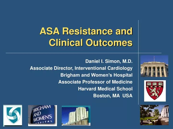 asa resistance and clinical outcomes