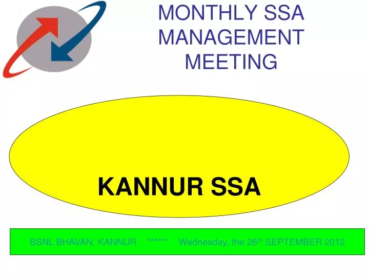 monthly ssa management meeting
