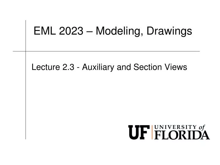 eml 2023 modeling drawings