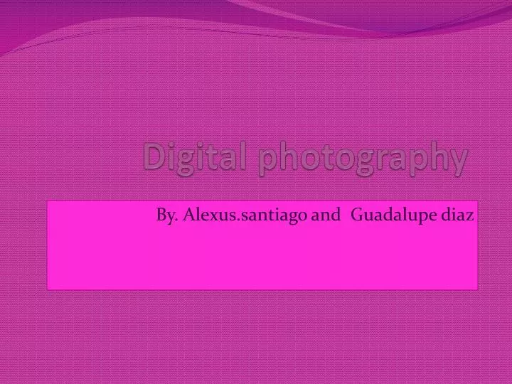 digital photography