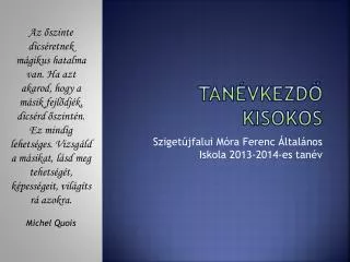 tan vkezd kisokos