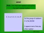 Understanding Mode, Median, and Mean: Key Concepts in Statistics - slide 1