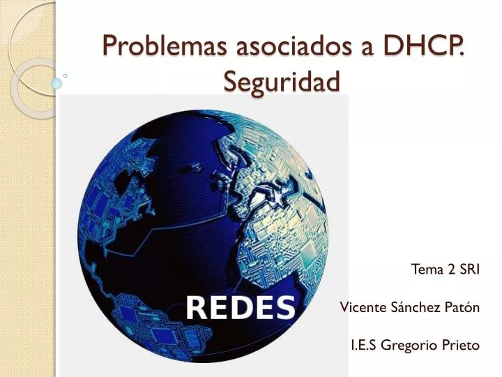 problemas asociados a dhcp seguridad