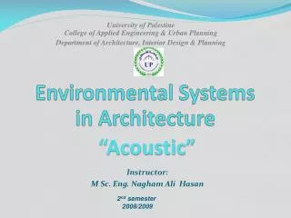 environmental systems in architecture