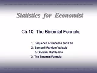 Ch.10 The Binomial Formula