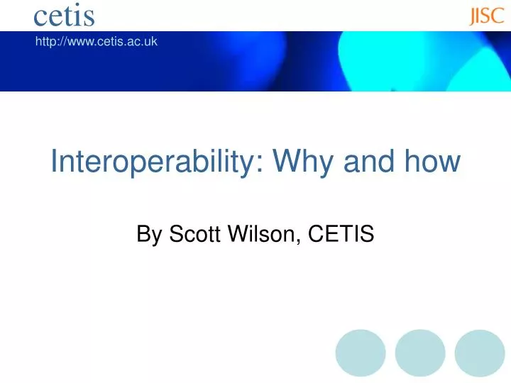 interoperability why and how
