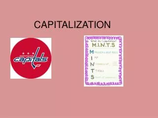 CAPITALIZATION