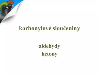 karbonylov slou eniny