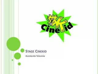 stage cinekid