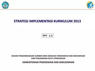 strategi implementasi kurikulum 2013