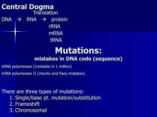 Central Dogma