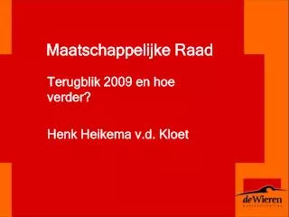 maatschappelijke raad