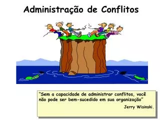 administra o de conflitos
